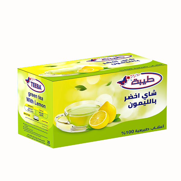 شاي أخضر بالليمون